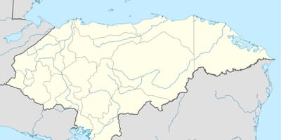 Քարտեզ Հոնդուրաս