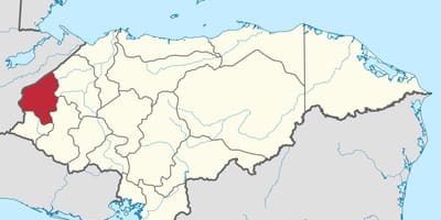 Քարտեզ copan Հոնդուրաս